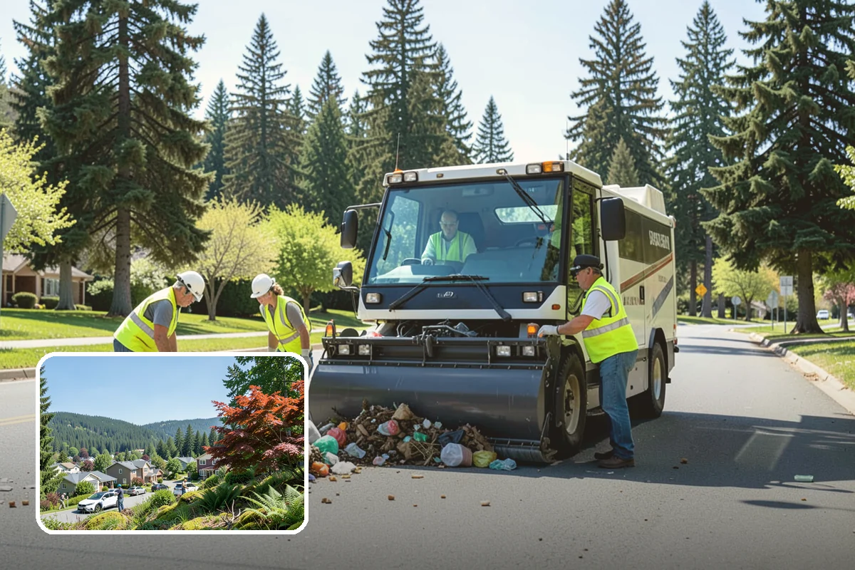Anti-Icing Brine Application in Index, Snohomish County, WA - Prevents ice from bonding to pavement