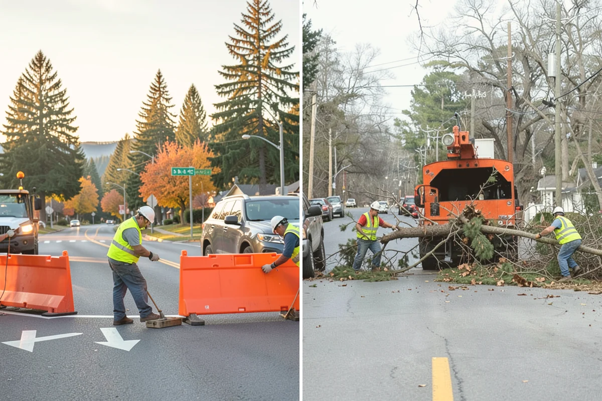 Anti-Icing Brine Application in Index, Snohomish County, WA - Monitor the forecast and pavement temperatures
