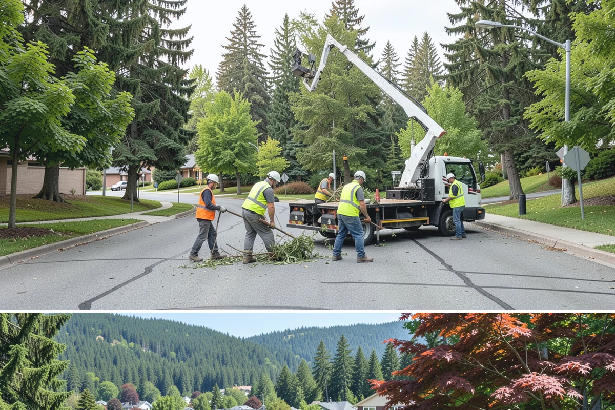 Anti-Icing Brine Application in Index, Snohomish County, WA - Applied ahead of forecasted freeze/snow events through the winter season.