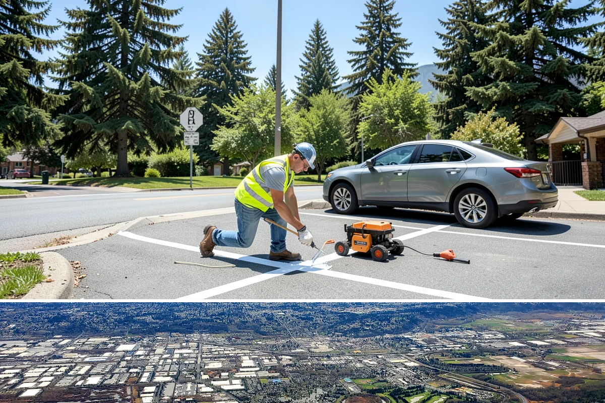 Anti-Icing Brine Application in Kent, King County, WA - Applied ahead of forecasted freeze/snow events through the winter season.
