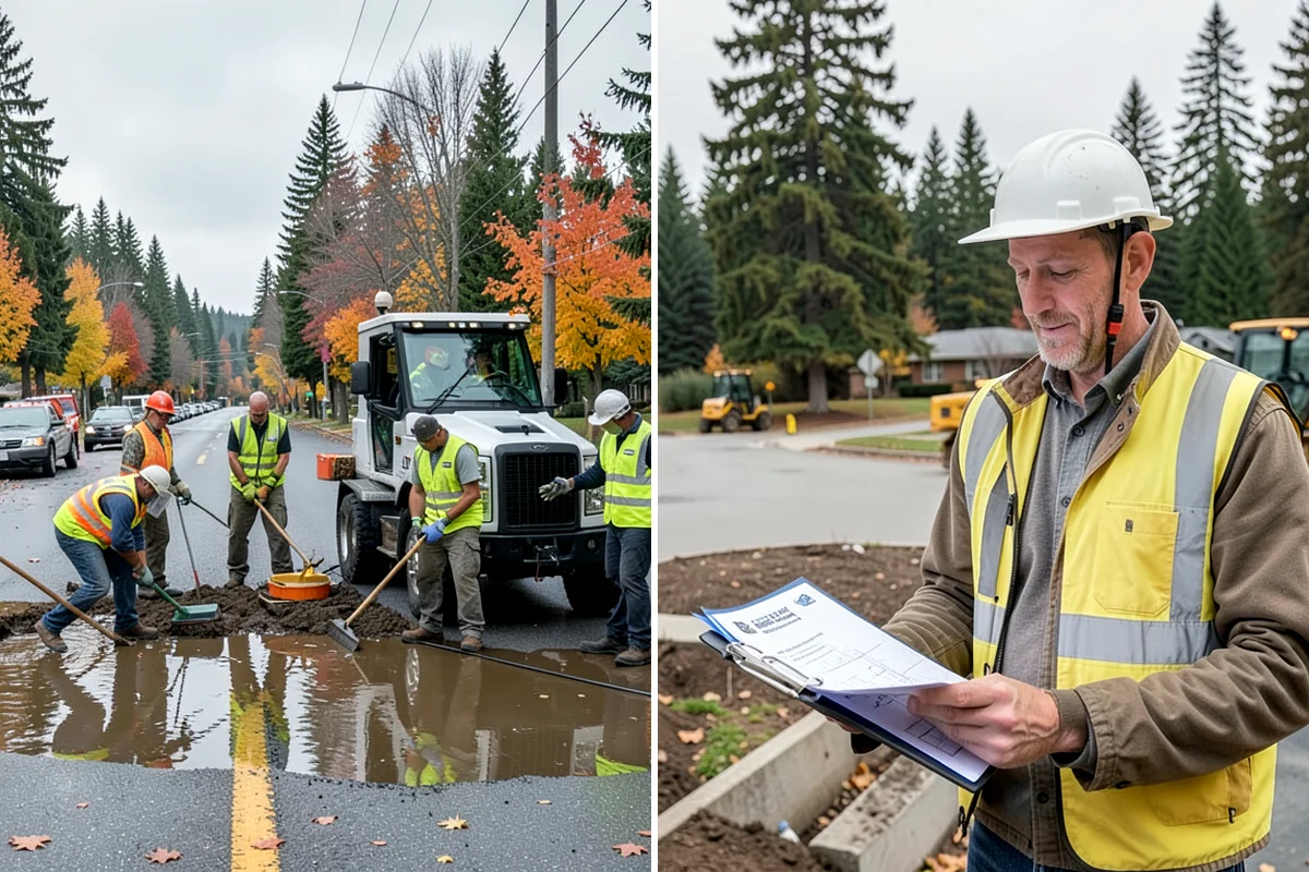 Anti-Icing Brine Application in Lakewood, Pierce County, WA - Monitor the forecast and pavement temperatures