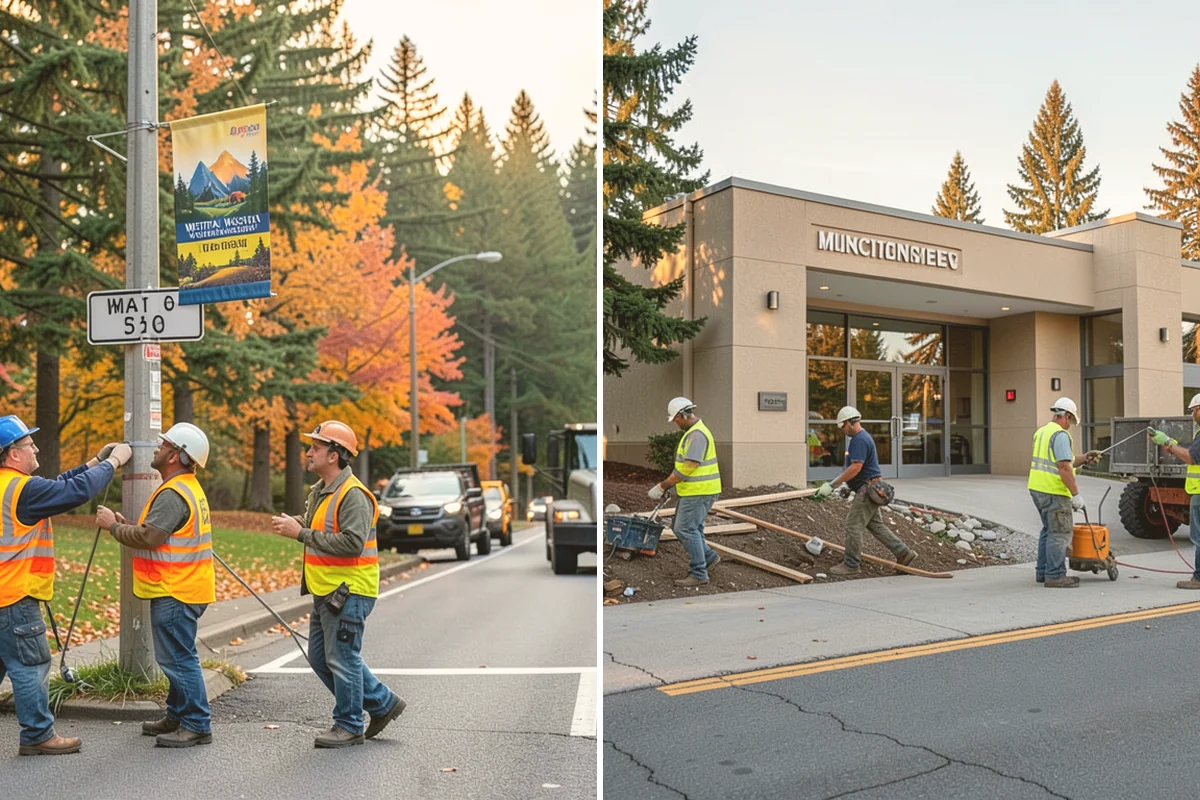 Anti-Icing Brine Application in Langley, Island County, WA - Monitor the forecast and pavement temperatures