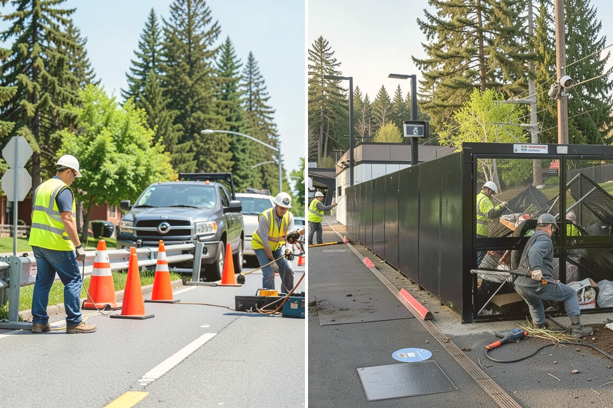 Anti-Icing Brine Application in Lynnwood, Snohomish County, WA - Monitor the forecast and pavement temperatures