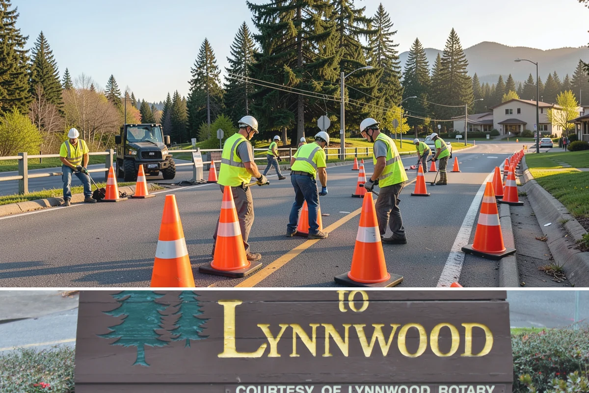 Anti-Icing Brine Application in Lynnwood, Snohomish County, WA - Applied ahead of forecasted freeze/snow events through the winter season.