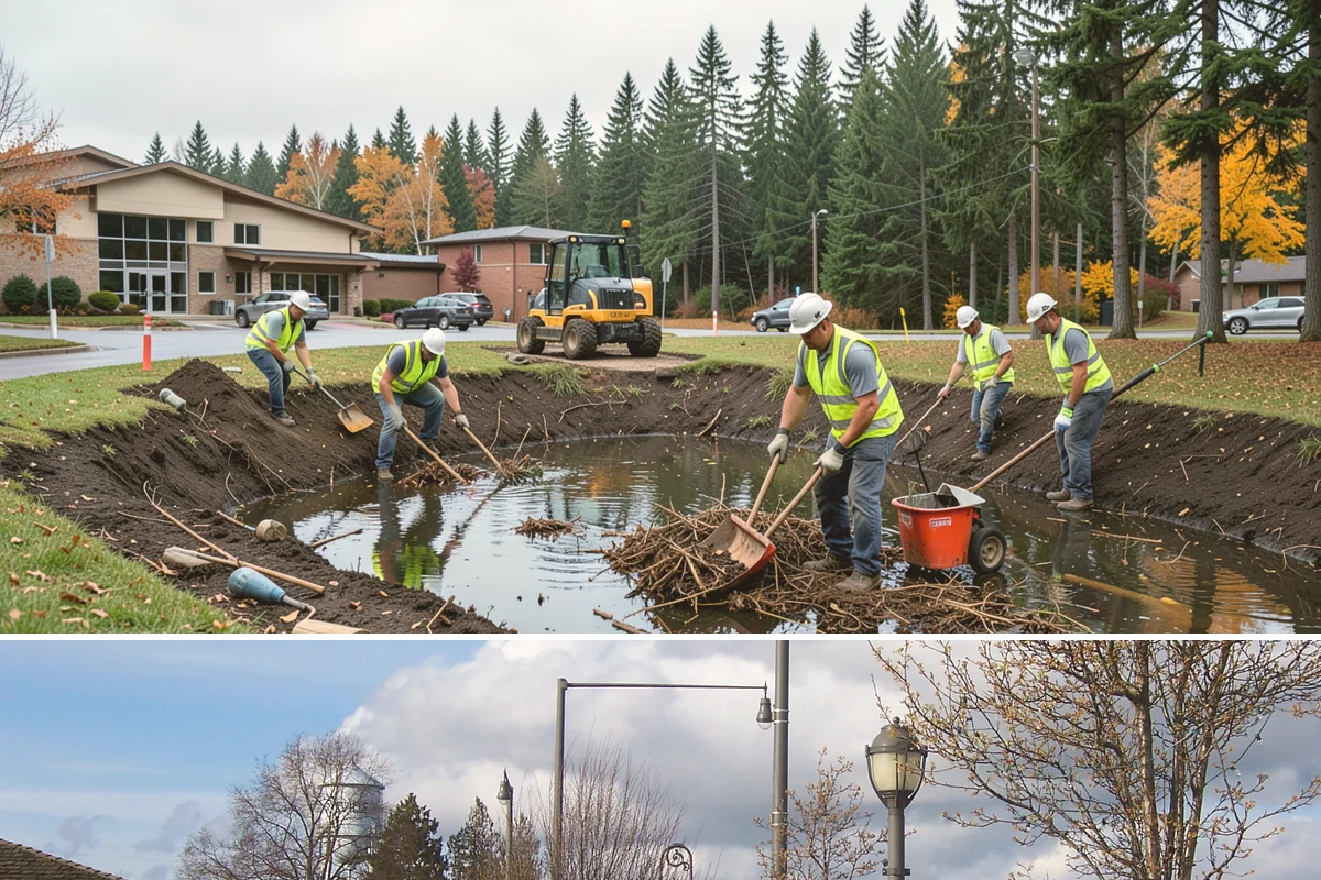 Anti-Icing Brine Application in Marysville, Snohomish County, WA - Applied ahead of forecasted freeze/snow events through the winter season.