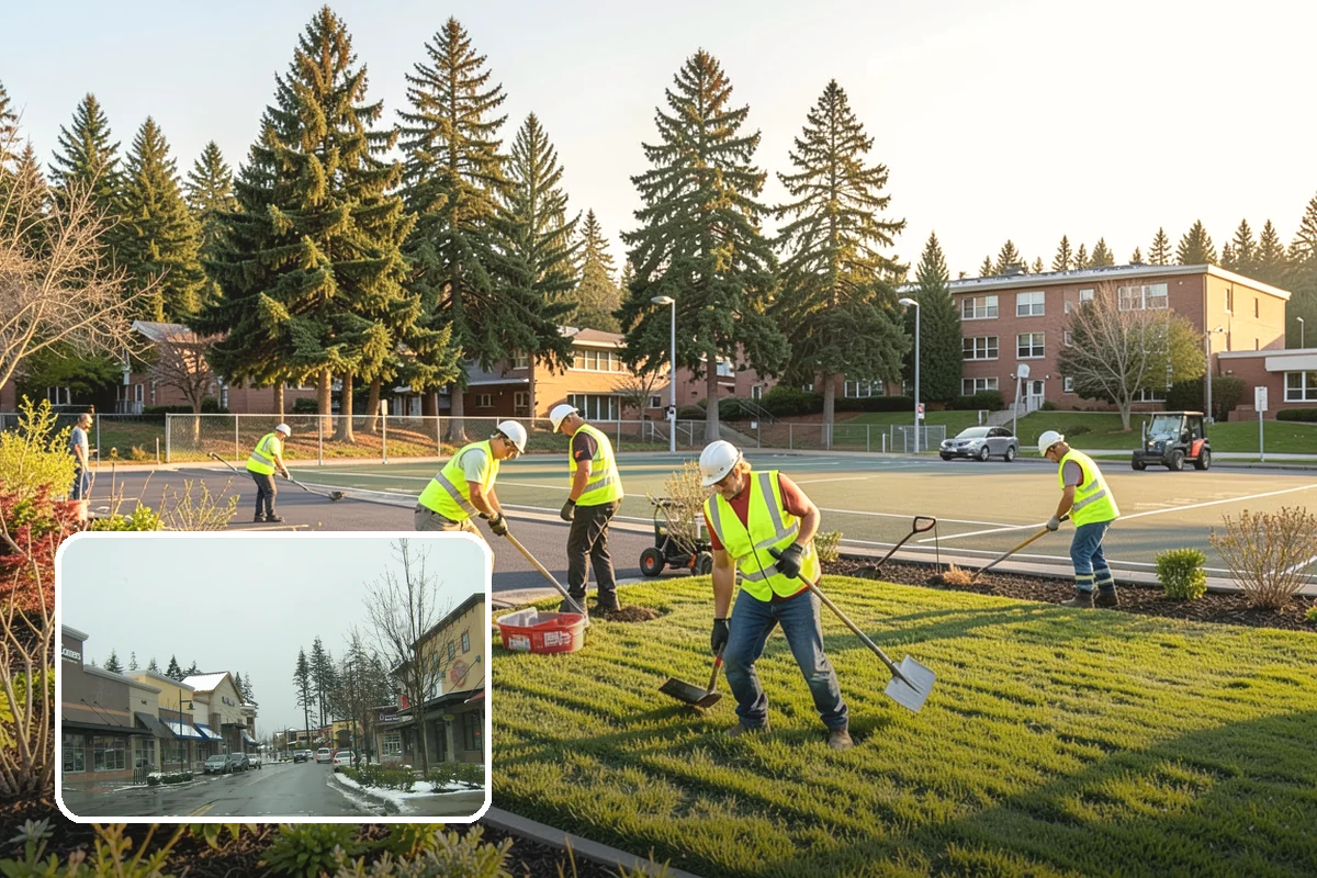 Anti-Icing Brine Application in Mill Creek, Snohomish County, WA - Prevents ice from bonding to pavement
