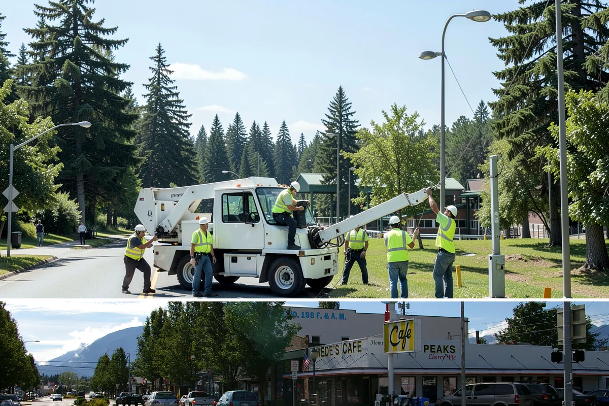 Anti-Icing Brine Application in North Bend, King County, WA - Applied ahead of forecasted freeze/snow events through the winter season.