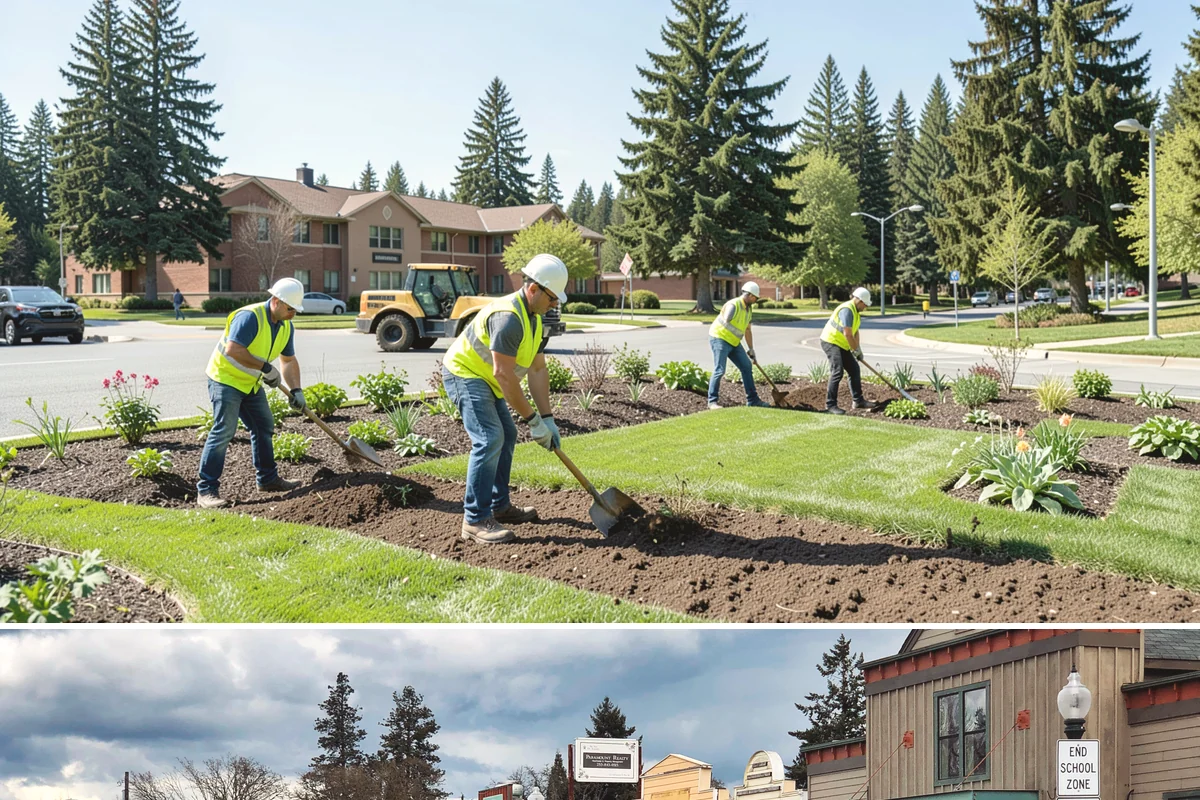Anti-Icing Brine Application in Roy, Pierce County, WA - Applied ahead of forecasted freeze/snow events through the winter season.