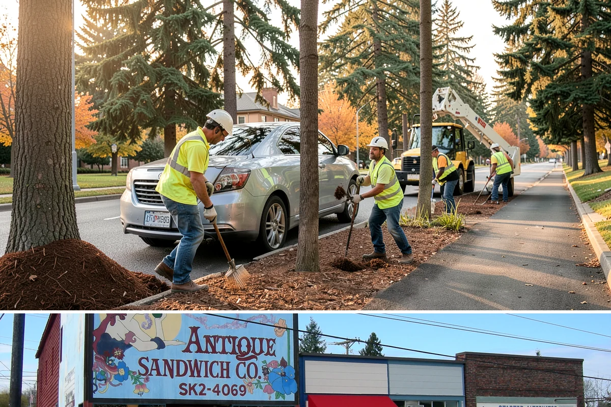 Anti-Icing Brine Application in Ruston, Pierce County, WA - Applied ahead of forecasted freeze/snow events through the winter season.
