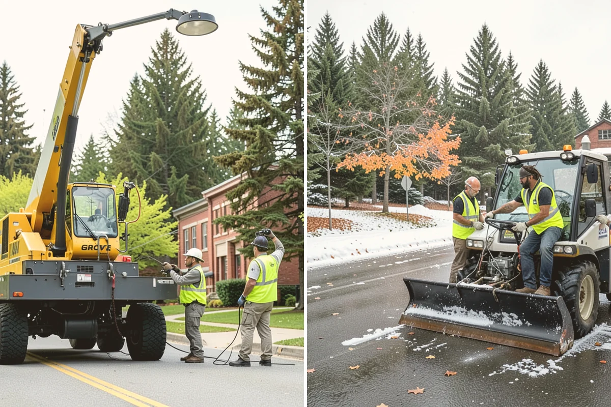 Anti-Icing Brine Application in Snohomish, Snohomish County, WA - Monitor the forecast and pavement temperatures
