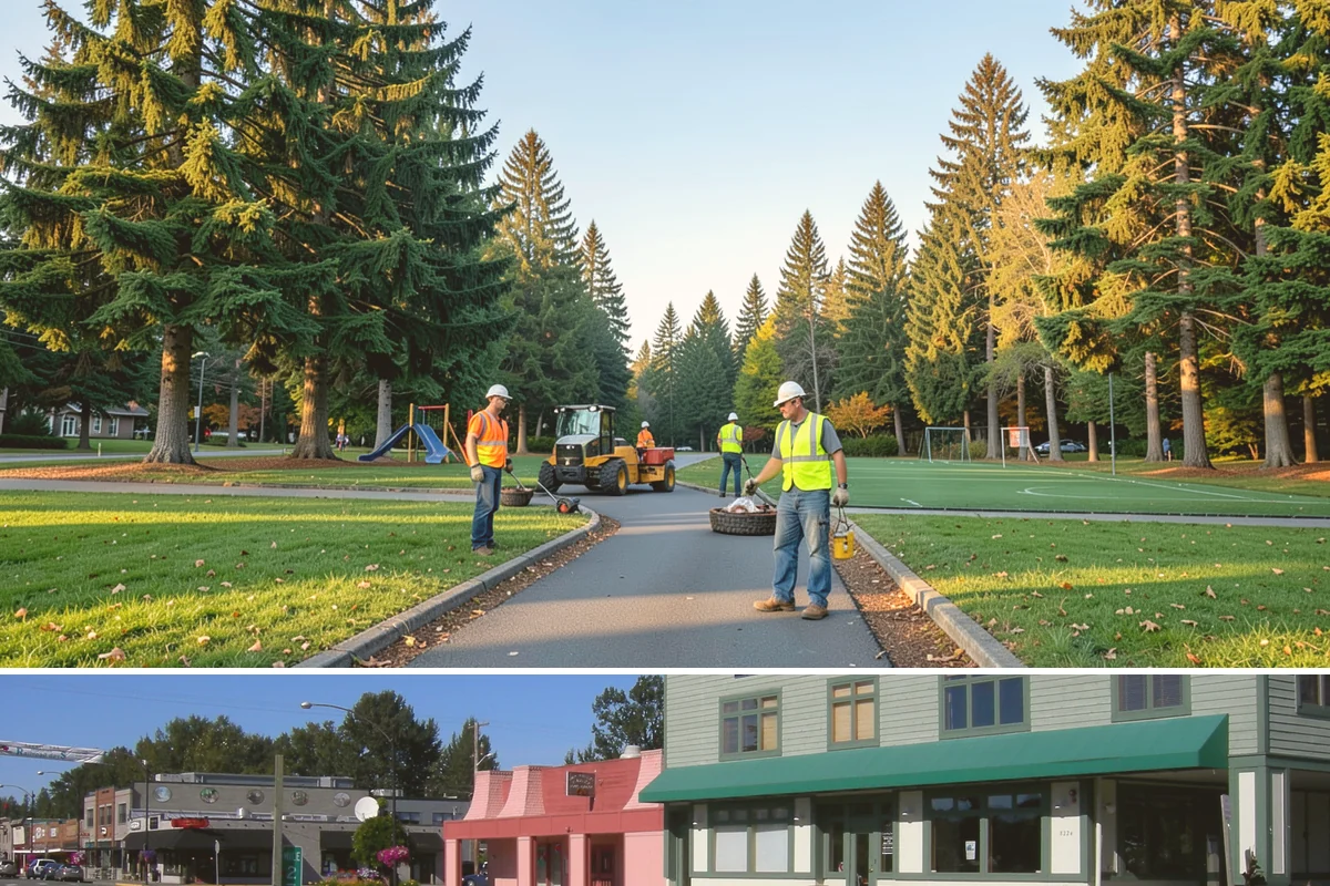 Anti-Icing Brine Application in Snoqualmie, King County, WA - Applied ahead of forecasted freeze/snow events through the winter season.