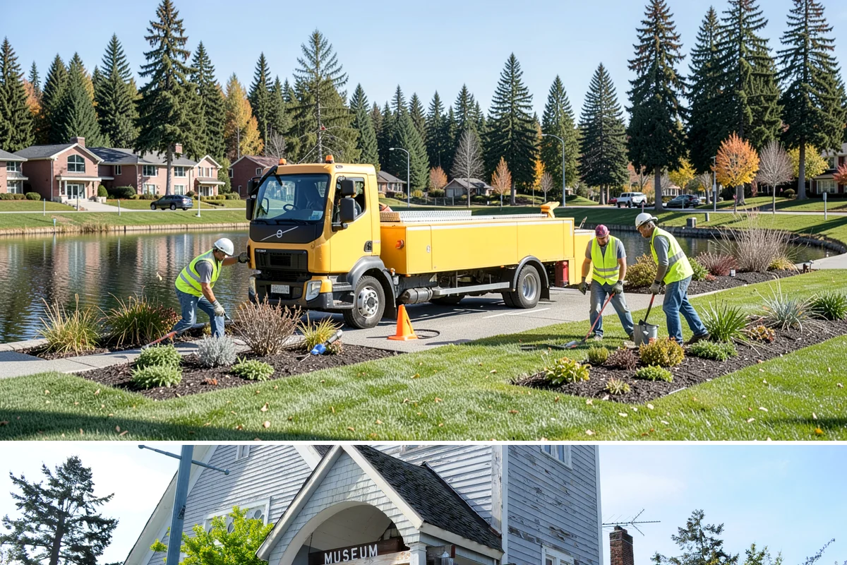 Anti-Icing Brine Application in Steilacoom, Pierce County, WA - Applied ahead of forecasted freeze/snow events through the winter season.