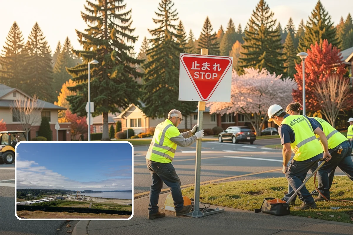Anti-Icing Brine Application in University Place, Pierce County, WA - Prevents ice from bonding to pavement