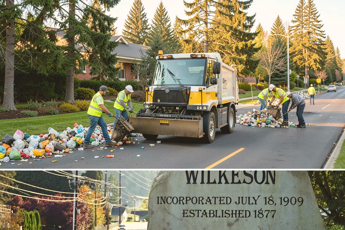 Anti-Icing Brine Application in Wilkeson, Pierce County, WA - Applied ahead of forecasted freeze/snow events through the winter season.