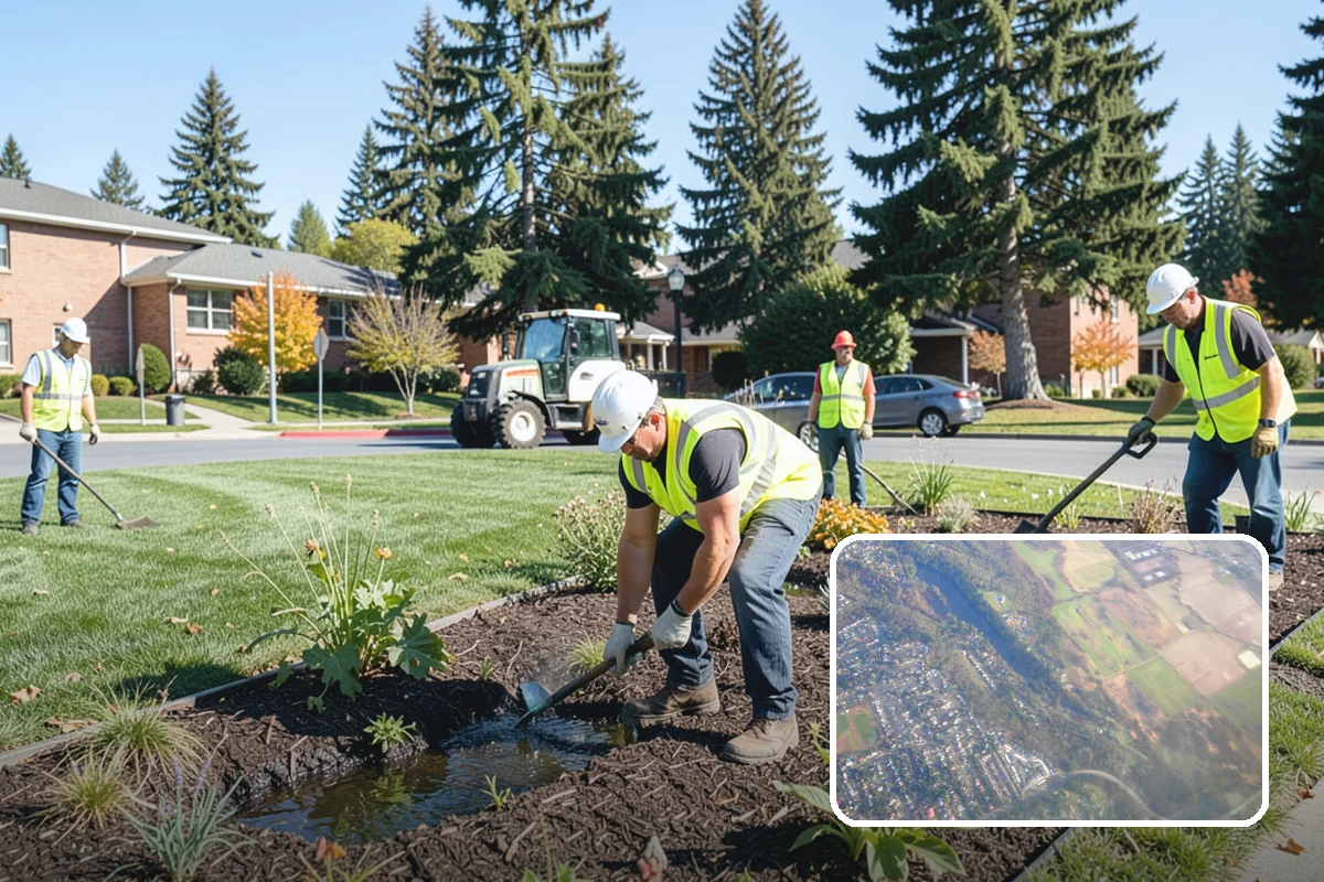 Aquatic Weed Control in Algona, King County, WA - Removes invasive aquatic plants that impair stormwater and recreation facilities