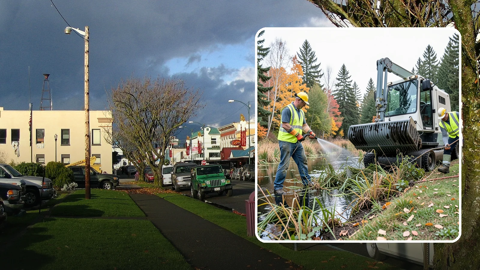 Aquatic Weed Control in Arlington, Snohomish County, WA - Permit-compliant control of invasive aquatic vegetation in municipal ponds, stormwater facilities, and shorelines.