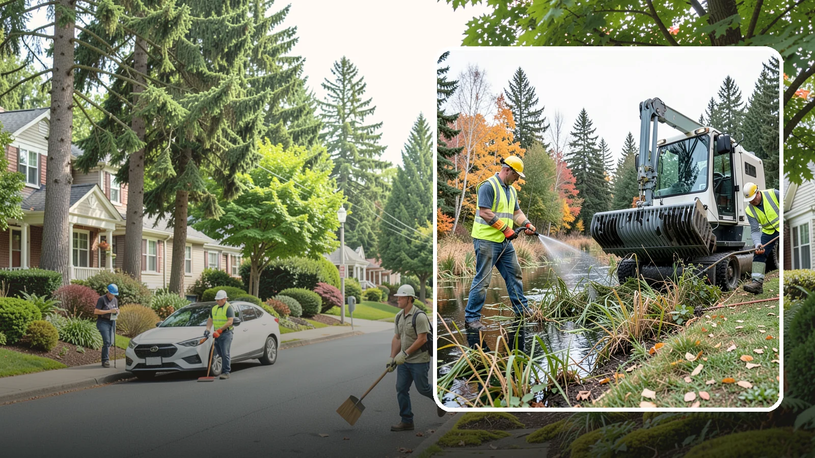 Aquatic Weed Control in Beaux Arts Village, King County, WA - Permit-compliant control of invasive aquatic vegetation in municipal ponds, stormwater facilities, and shorelines.