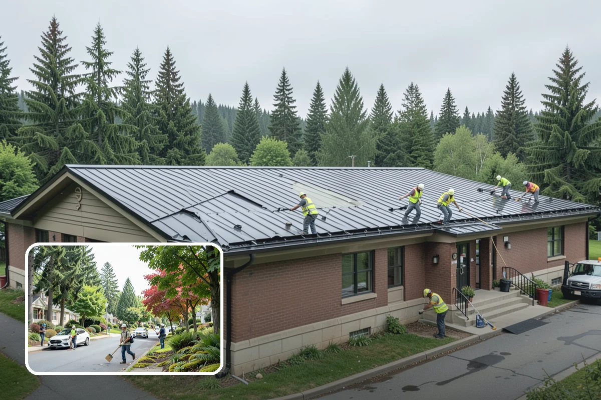Aquatic Weed Control in Beaux Arts Village, King County, WA - Removes invasive aquatic plants that impair stormwater and recreation facilities