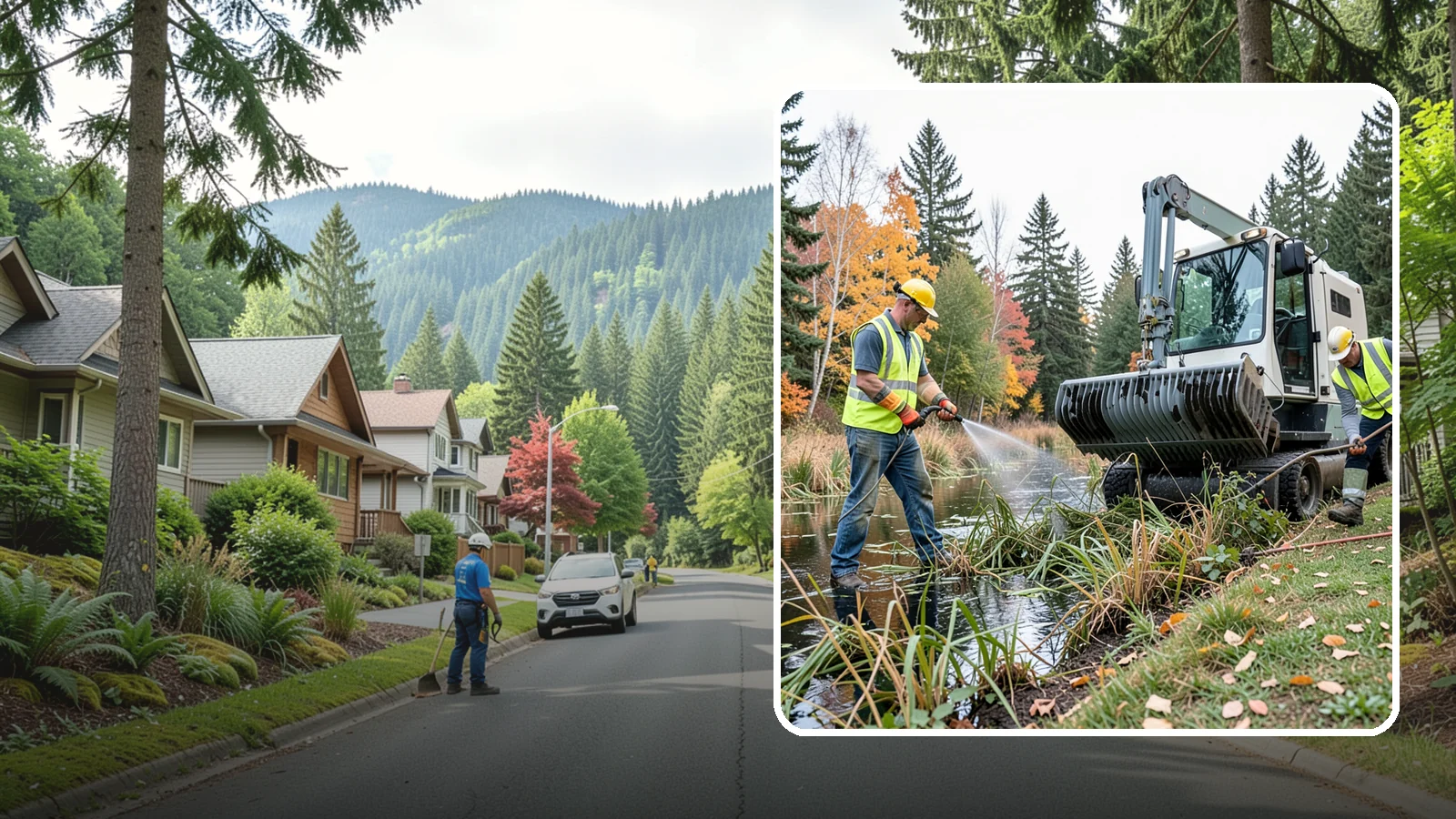 Aquatic Weed Control in Darrington, Snohomish County, WA - Permit-compliant control of invasive aquatic vegetation in municipal ponds, stormwater facilities, and shorelines.