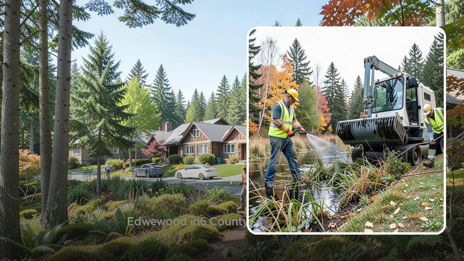 Aquatic Weed Control in Edgewood, Pierce County, WA - Permit-compliant control of invasive aquatic vegetation in municipal ponds, stormwater facilities, and shorelines.
