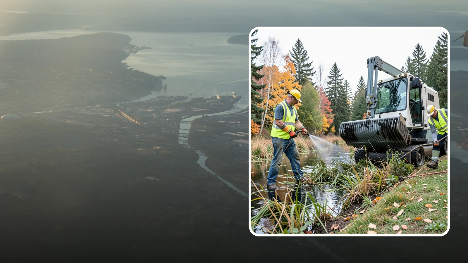 Aquatic Weed Control in Fife, Pierce County, WA - Permit-compliant control of invasive aquatic vegetation in municipal ponds, stormwater facilities, and shorelines.
