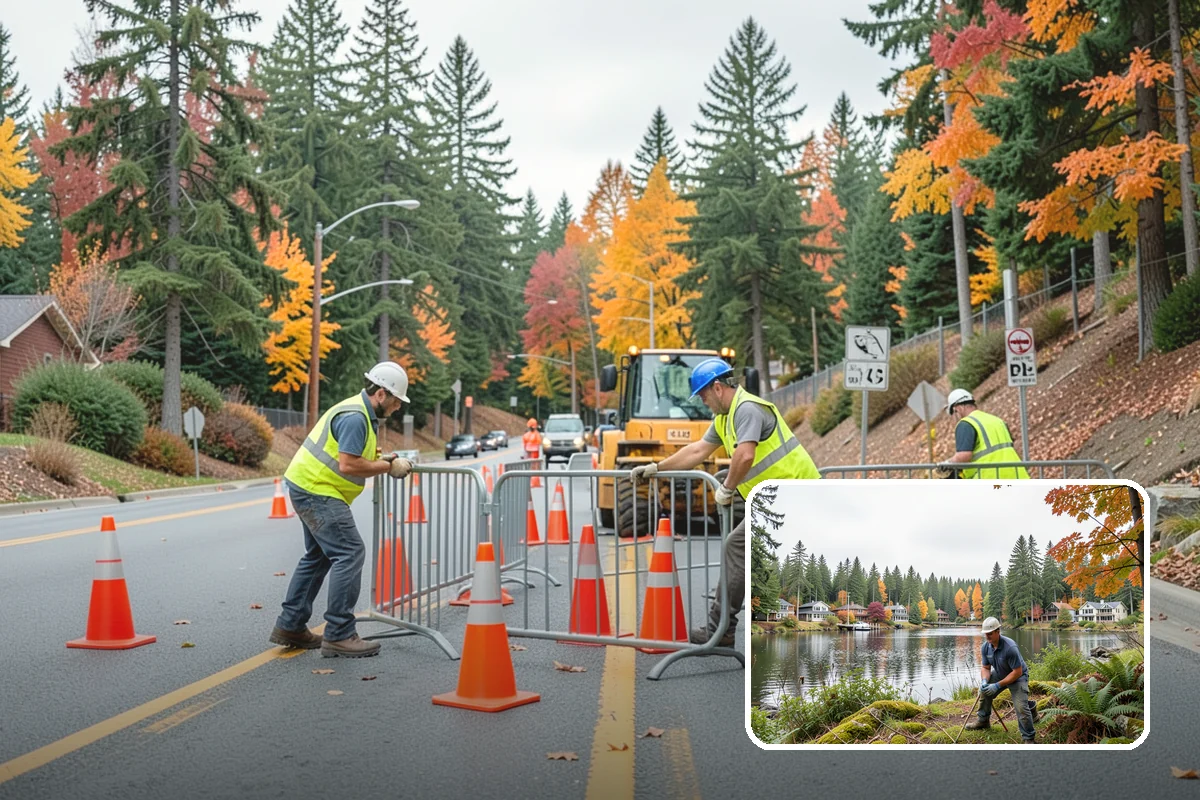 Aquatic Weed Control in La Conner, Skagit County, WA - Removes invasive aquatic plants that impair stormwater and recreation facilities