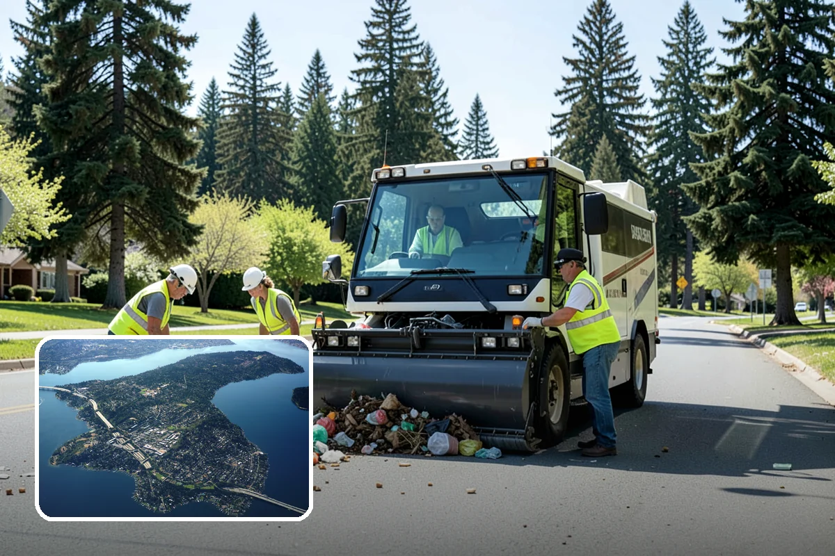 Aquatic Weed Control in Mercer Island, King County, WA - Removes invasive aquatic plants that impair stormwater and recreation facilities