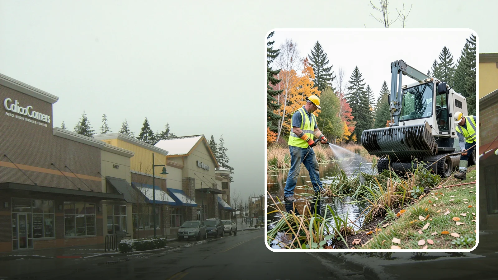 Aquatic Weed Control in Mill Creek, Snohomish County, WA - Permit-compliant control of invasive aquatic vegetation in municipal ponds, stormwater facilities, and shorelines.