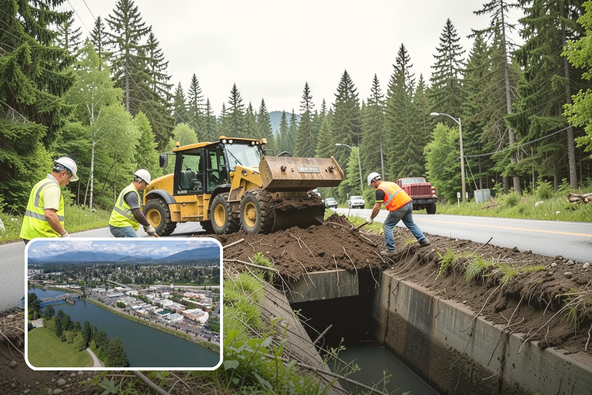 Aquatic Weed Control in Mount Vernon, Skagit County, WA - Removes invasive aquatic plants that impair stormwater and recreation facilities