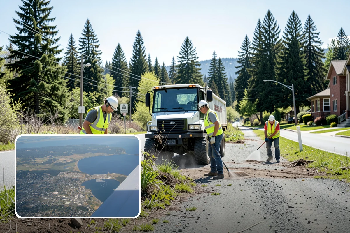 Aquatic Weed Control in Oak Harbor, Island County, WA - Removes invasive aquatic plants that impair stormwater and recreation facilities