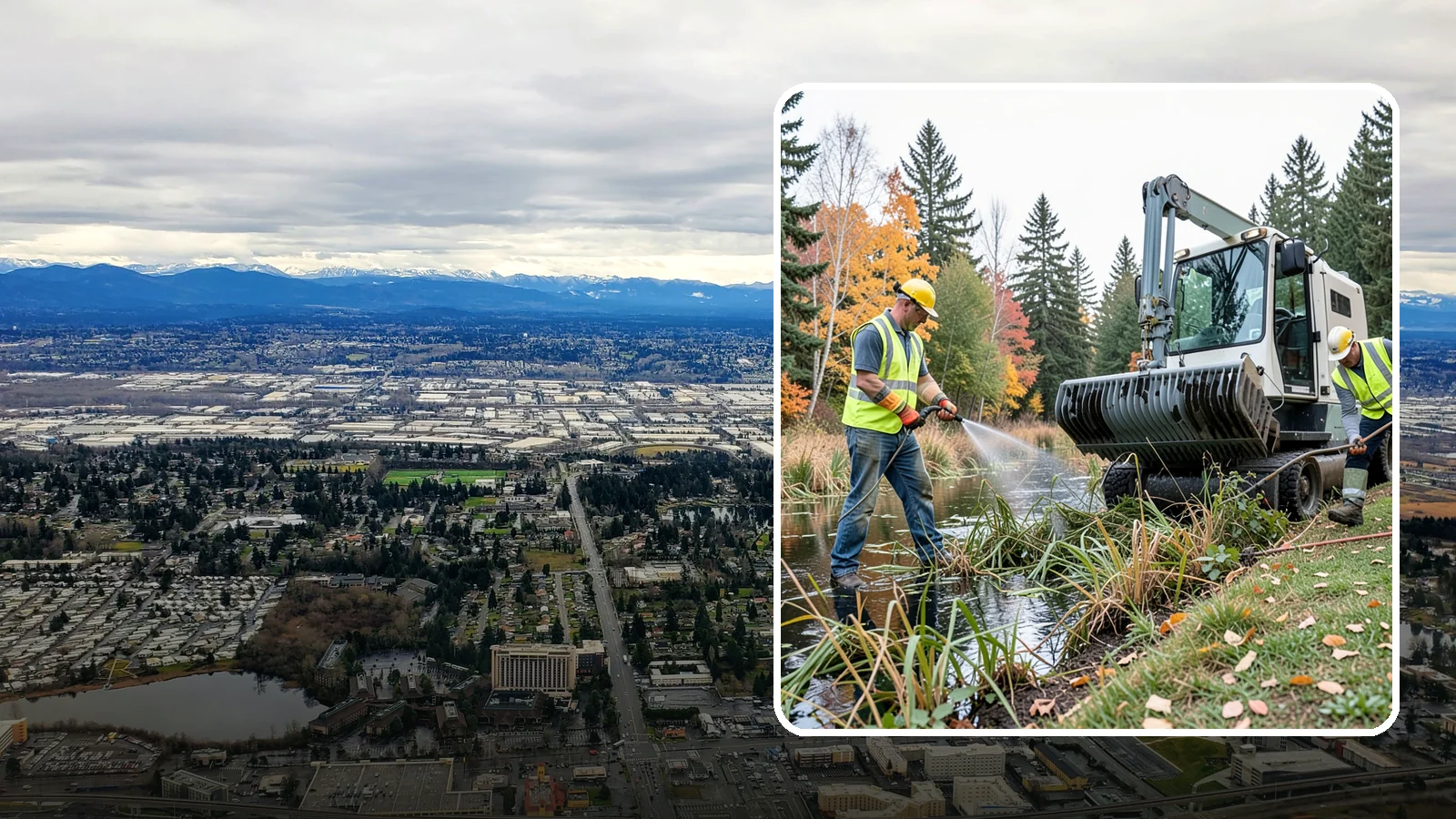 Aquatic Weed Control in SeaTac, King County, WA - Permit-compliant control of invasive aquatic vegetation in municipal ponds, stormwater facilities, and shorelines.