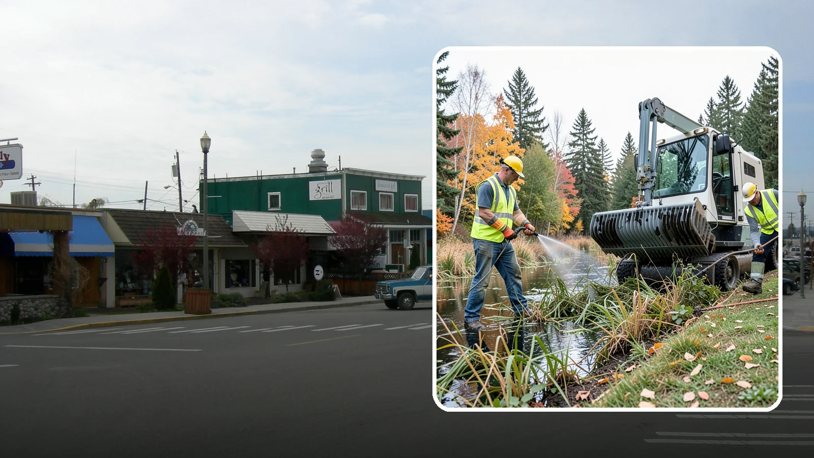 Aquatic Weed Control in Stanwood, Snohomish County, WA - Permit-compliant control of invasive aquatic vegetation in municipal ponds, stormwater facilities, and shorelines.