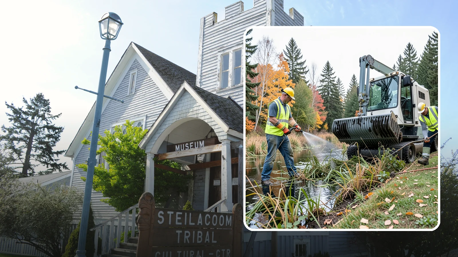 Aquatic Weed Control in Steilacoom, Pierce County, WA - Permit-compliant control of invasive aquatic vegetation in municipal ponds, stormwater facilities, and shorelines.