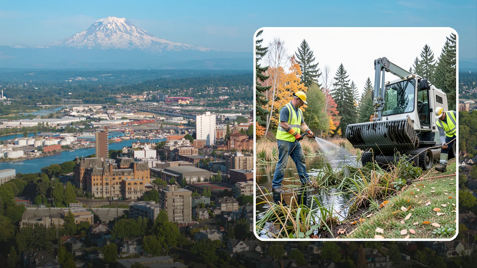 Aquatic Weed Control in Tacoma, Pierce County, WA - Permit-compliant control of invasive aquatic vegetation in municipal ponds, stormwater facilities, and shorelines.