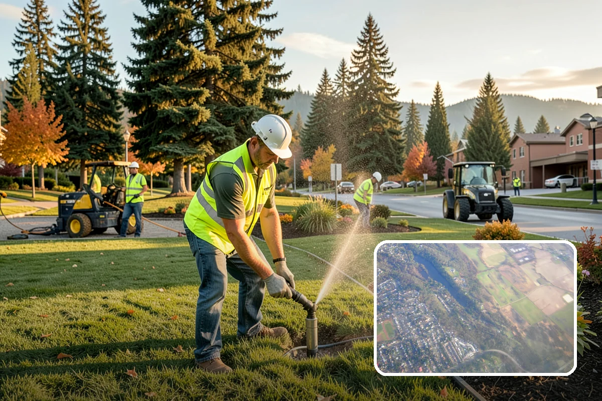Asphalt Berm Construction in Algona, King County, WA - Economical alternative to concrete curbing