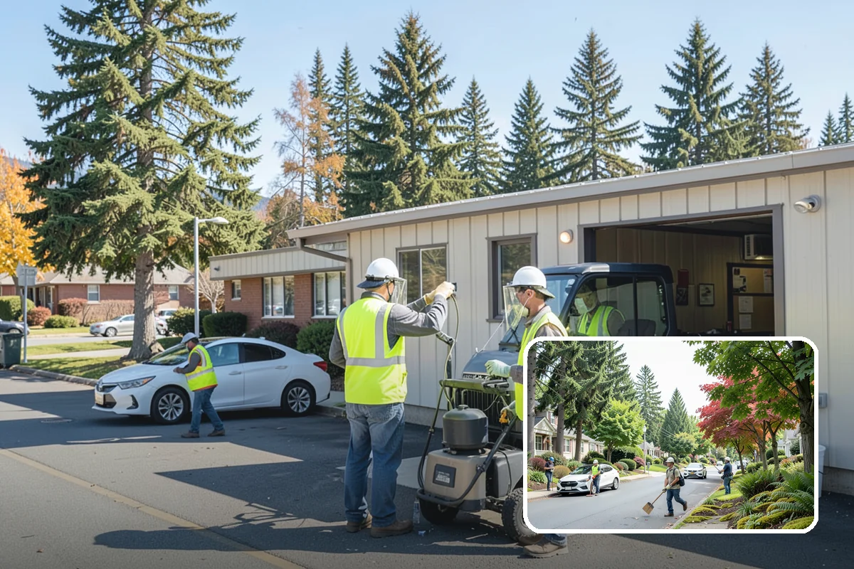 Asphalt Berm Construction in Beaux Arts Village, King County, WA - Economical alternative to concrete curbing