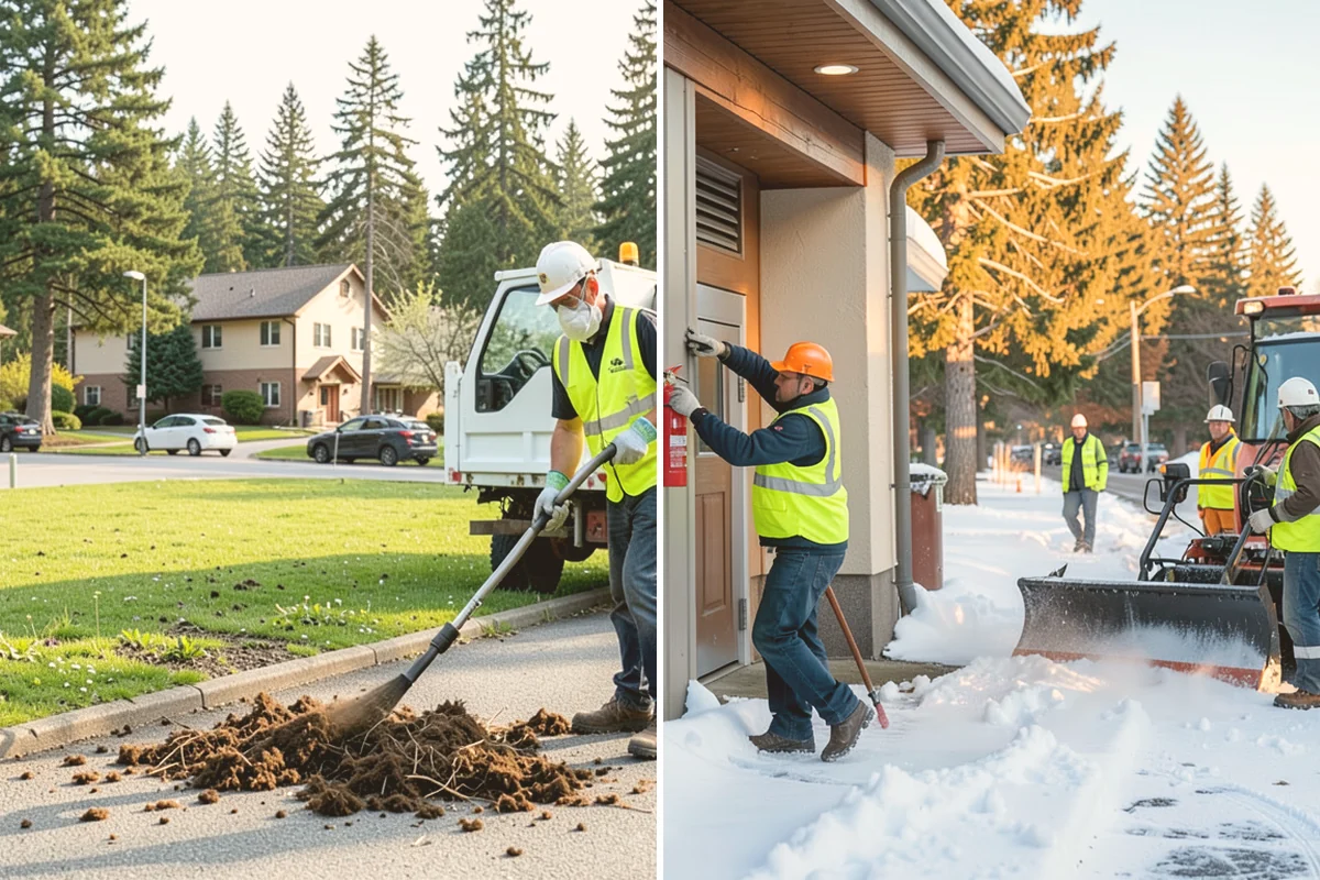 Asphalt Berm Construction in Bellevue, King County, WA - Confirm the alignment and drainage flow line