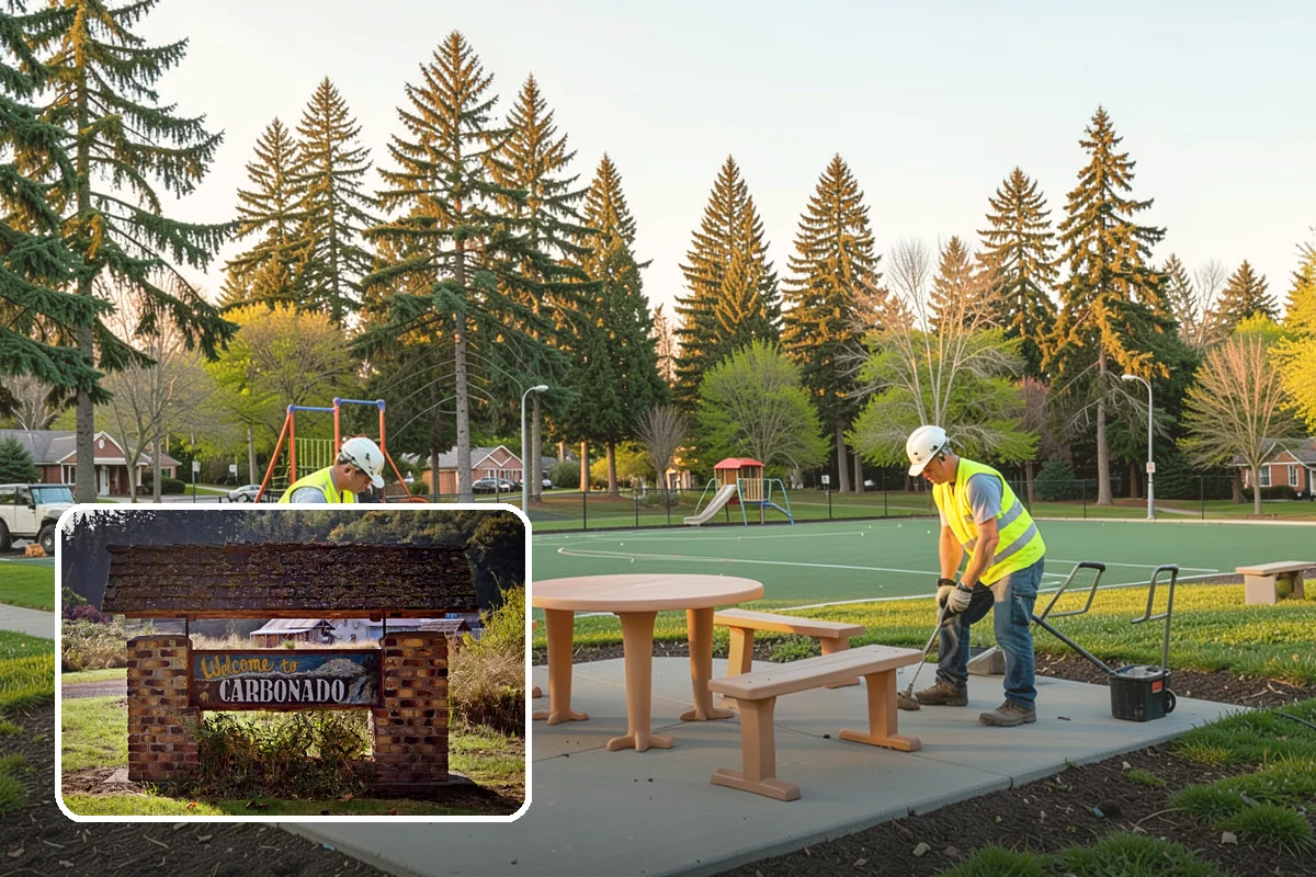 Asphalt Berm Construction in Carbonado, Pierce County, WA - Economical alternative to concrete curbing