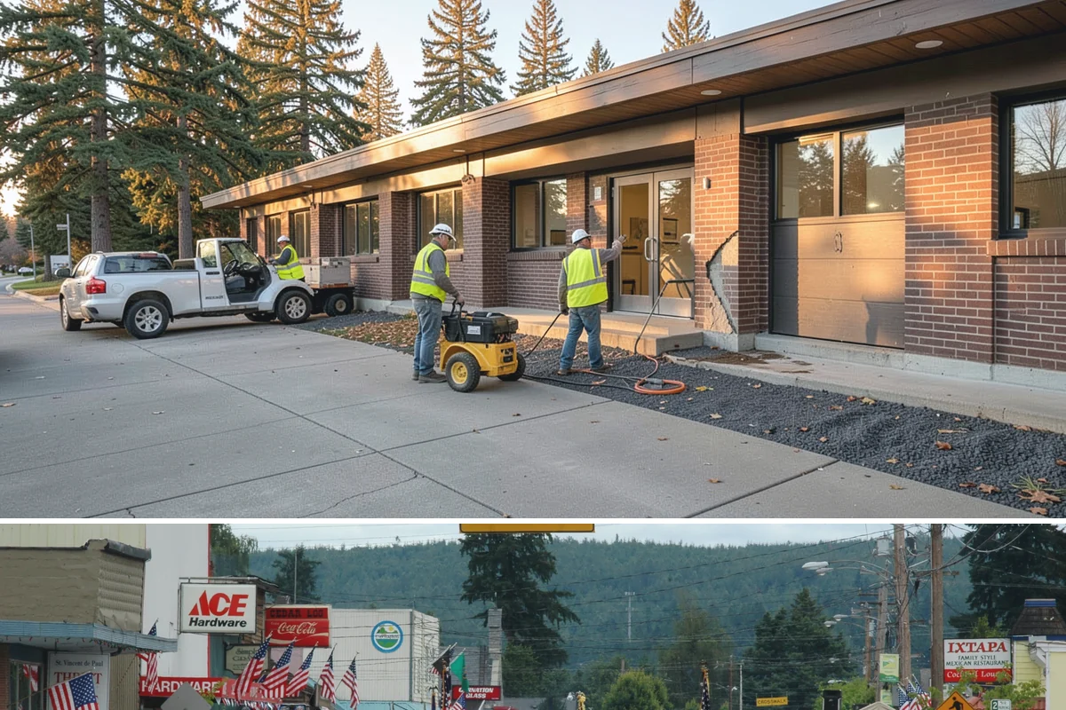 Asphalt Berm Construction in Carnation, King County, WA - Berm construction pairs with summer paving projects when warm, dry conditions ensure a solid bond to the pavement.