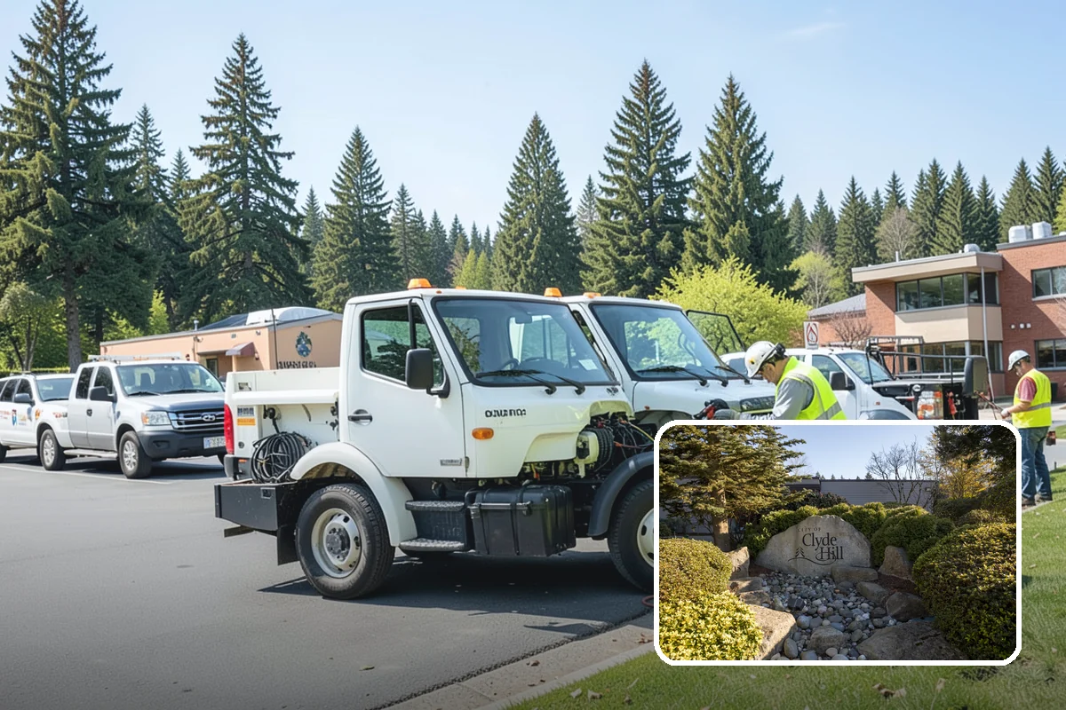 Asphalt Berm Construction in Clyde Hill, King County, WA - Economical alternative to concrete curbing