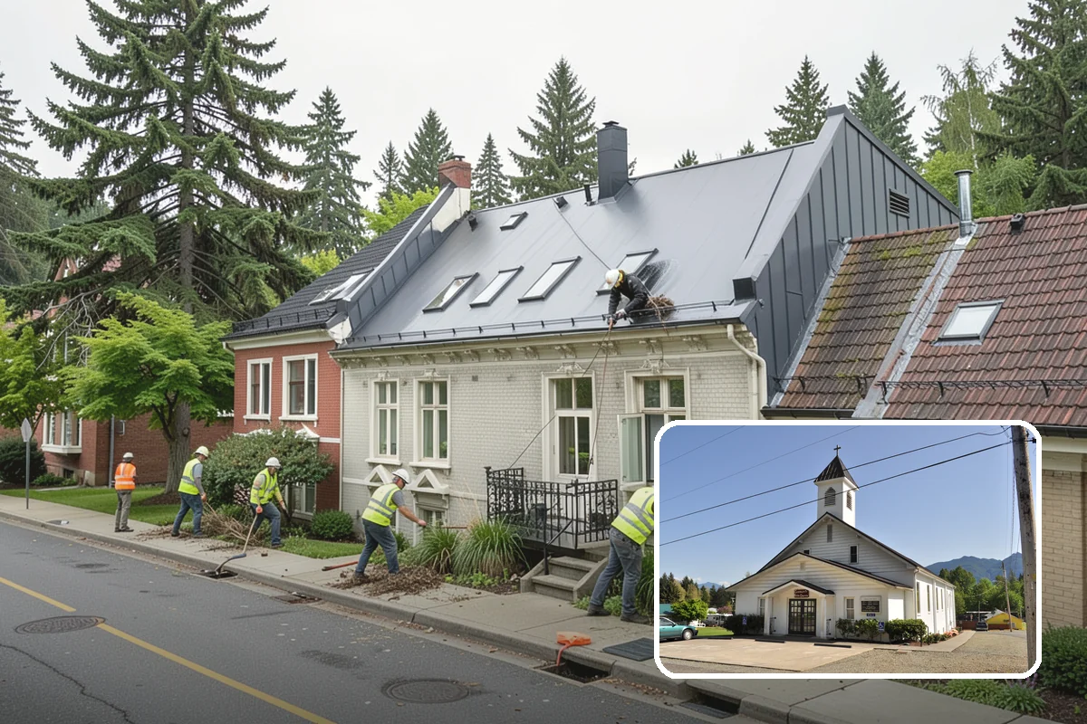 Asphalt Berm Construction in Concrete, Skagit County, WA - Economical alternative to concrete curbing