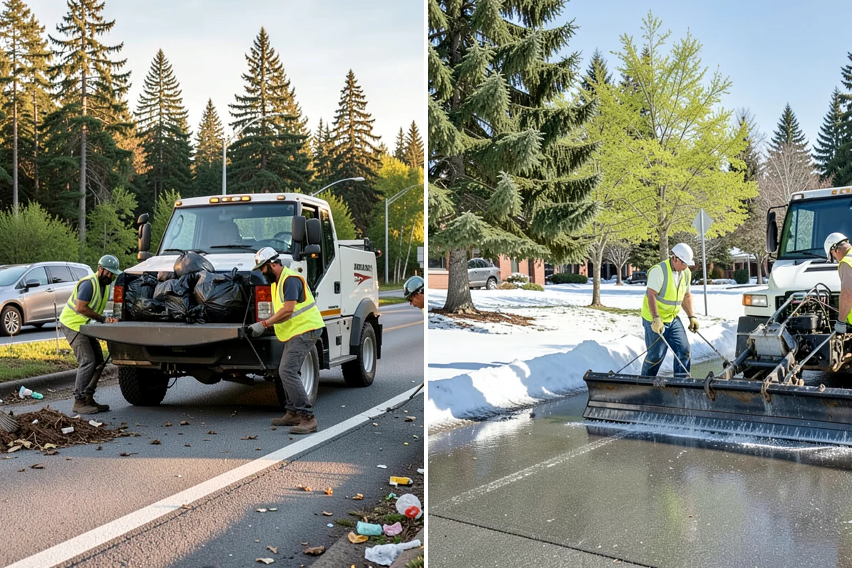 Asphalt Berm Construction in Enumclaw, King County, WA - Confirm the alignment and drainage flow line