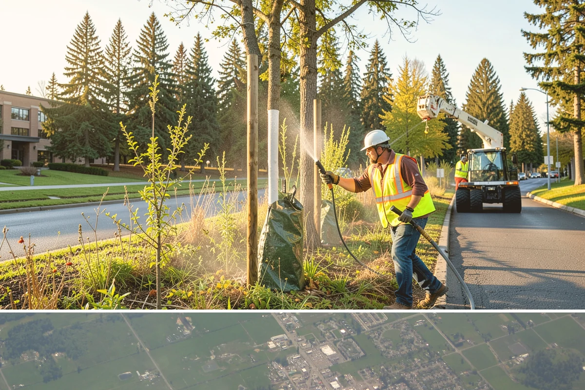 Asphalt Berm Construction in Enumclaw, King County, WA - Berm construction pairs with summer paving projects when warm, dry conditions ensure a solid bond to the pavement.