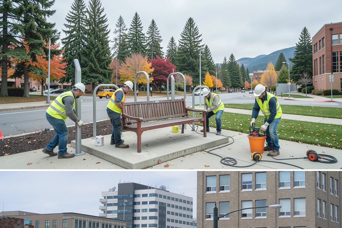 Asphalt Berm Construction in Everett, Snohomish County, WA - Berm construction pairs with summer paving projects when warm, dry conditions ensure a solid bond to the pavement.