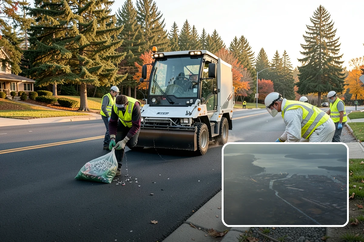 Asphalt Berm Construction in Fife, Pierce County, WA - Economical alternative to concrete curbing