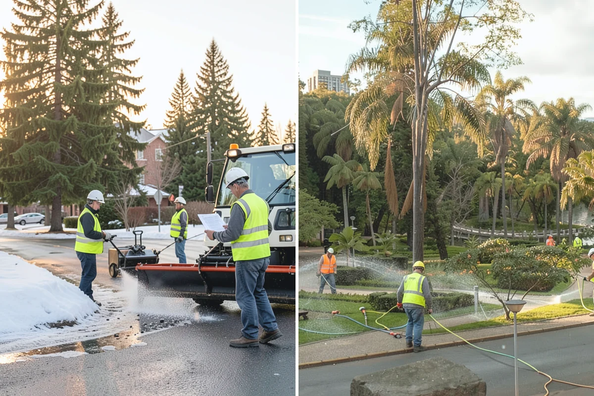Asphalt Berm Construction in Gold Bar, Snohomish County, WA - Confirm the alignment and drainage flow line