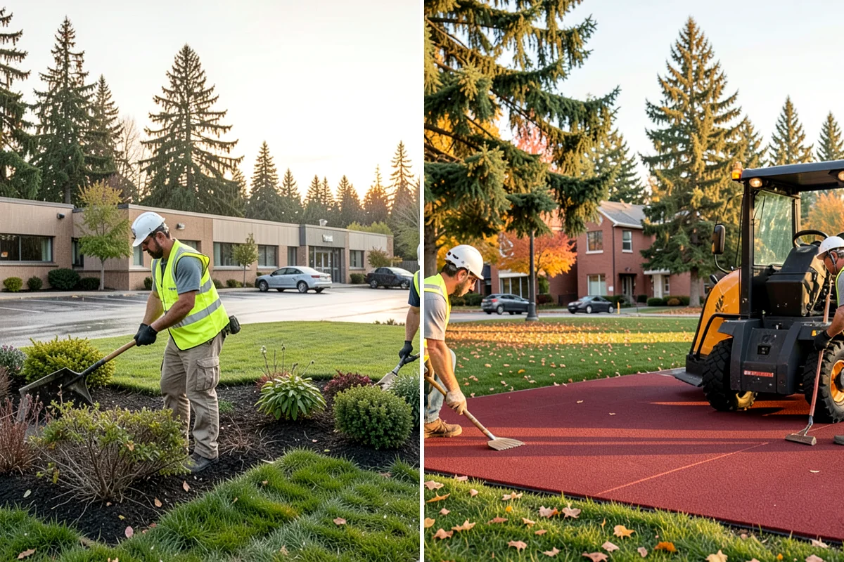 Asphalt Berm Construction in Kenmore, King County, WA - Confirm the alignment and drainage flow line