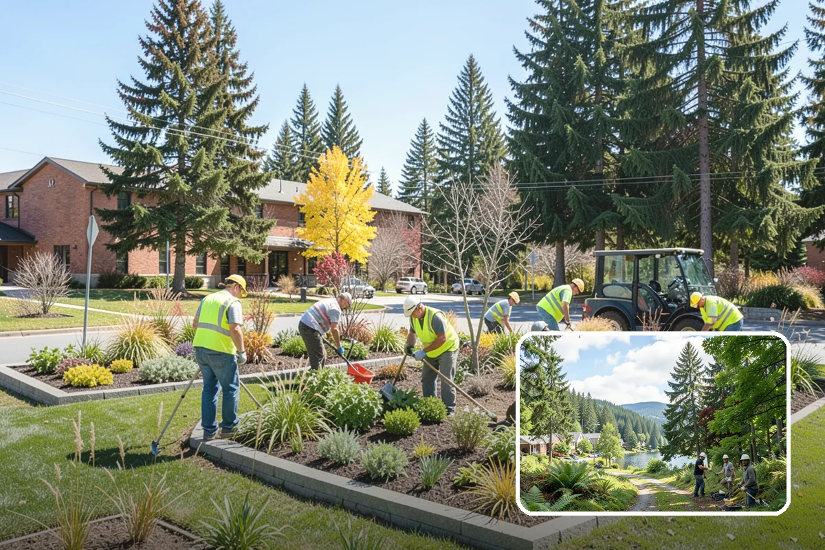 Asphalt Berm Construction in Lake Forest Park, King County, WA - Economical alternative to concrete curbing