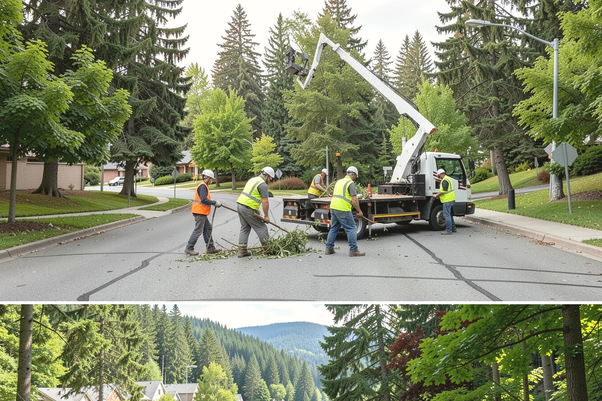 Asphalt Berm Construction in Lake Forest Park, King County, WA - Berm construction pairs with summer paving projects when warm, dry conditions ensure a solid bond to the pavement.