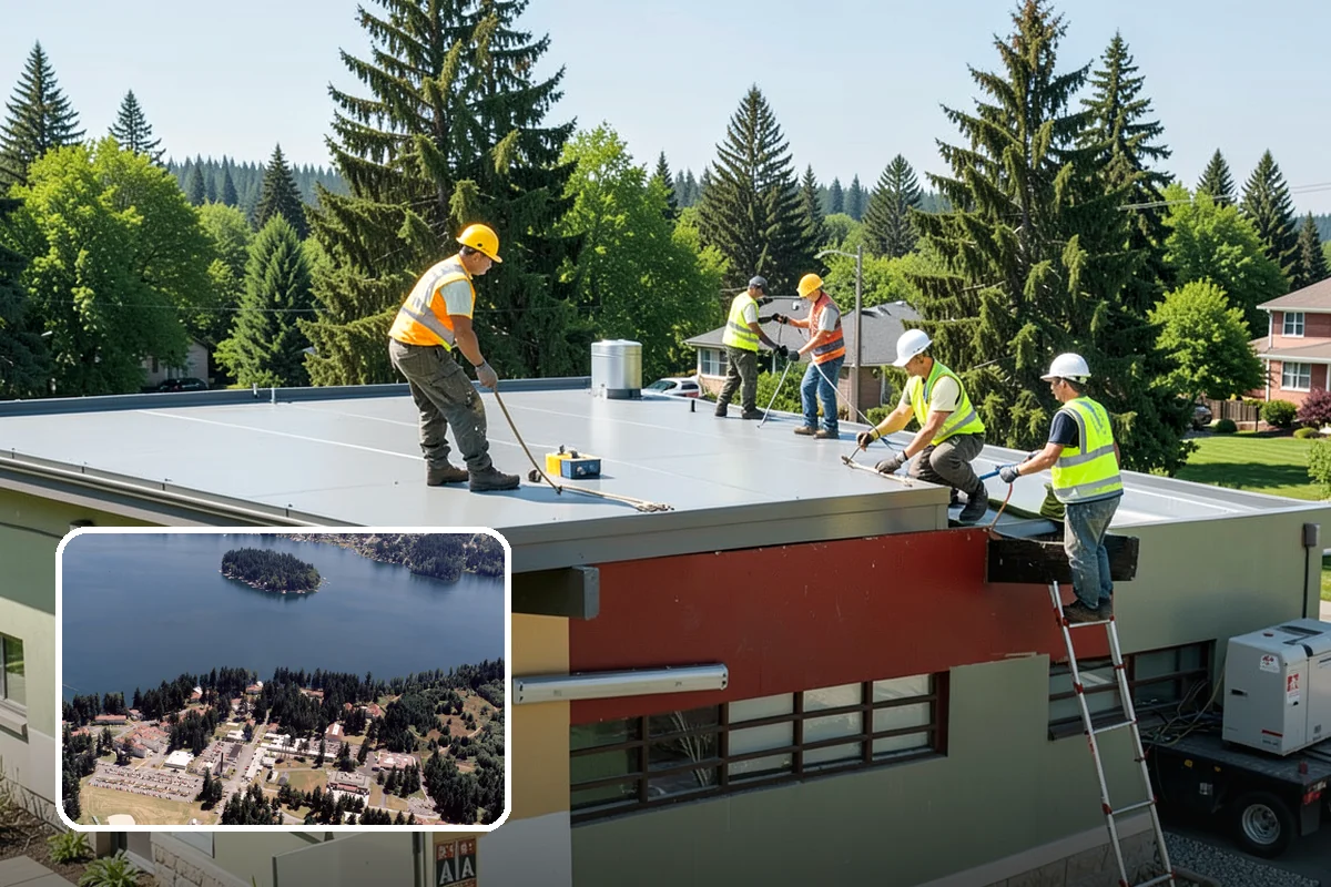 Asphalt Berm Construction in Lakewood, Pierce County, WA - Economical alternative to concrete curbing
